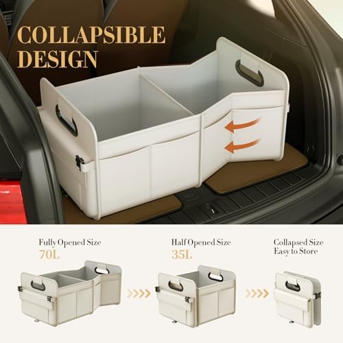 titiyiof Trunk Organizer For Suv & Sedan, Car Organizers and Storage, - Image 4