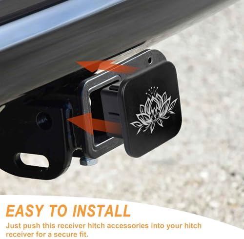 2" Trailer Hitch Cover Rubber Receiver Tube Cap Trailer Hitch Covers - Image 4
