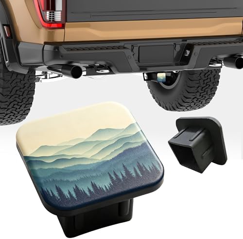 Mountain Hitch Receiver Cover 2" Nature Forest Hill Trailer Hitch Cover Tube - Image 4