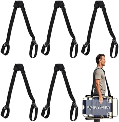 5 Pack Adjustable Carry Strap, Heavy-Duty Universal Shoulder Sling by ELFULLY