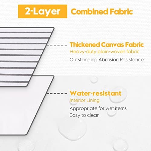 Hinwo 102L XXL Canvas Storage Bin - Image 5