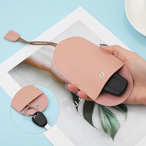 Protective Pull Out Key Case, PU Leather Large-Capacity Car Key Pull Out Key - Image 4