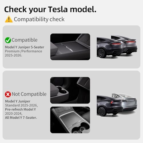 6Pcs Floor Mats & Cargo Liners for Tesla Model Y Juniper 2026 - Image 2