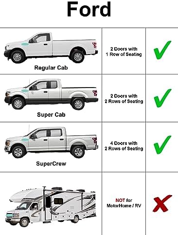 Front Side Sunshade Custom Fit for 2017-2022 Ford F-250 F-350 Truck - Image 2