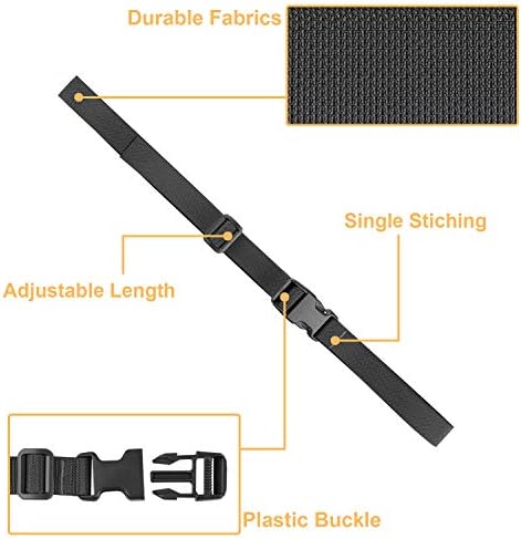 MAGARROW 24" 40" 60" 100" Strap Buckle Packing Straps Adjustable 1-Inch Belt - Image 4