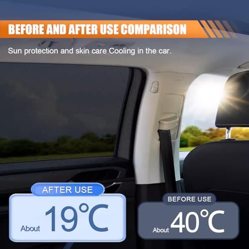 Car Window Shade, Breathable Mesh Privacy Protection Shade, Stretch Car Window - Image 4
