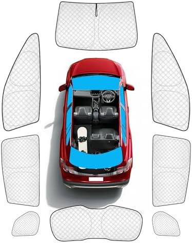 KMF 8pcs Thicken Full Window Sun Shades by KMF