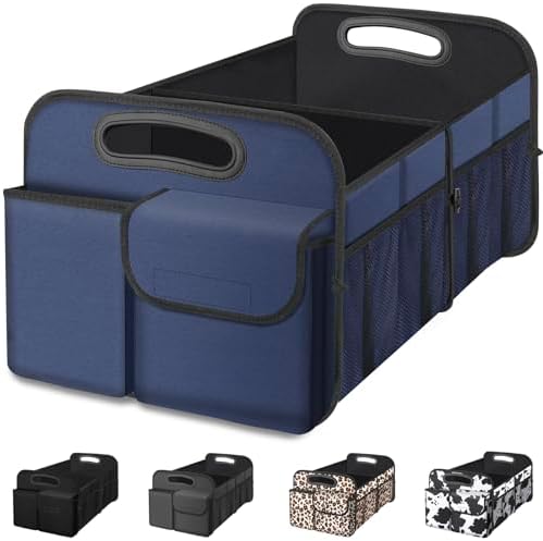 Femuar Car Trunk Organizer, Collapsible, Waterproof, 5 Compartments, Rectangular by GuangzhouTailinTechnologyCo