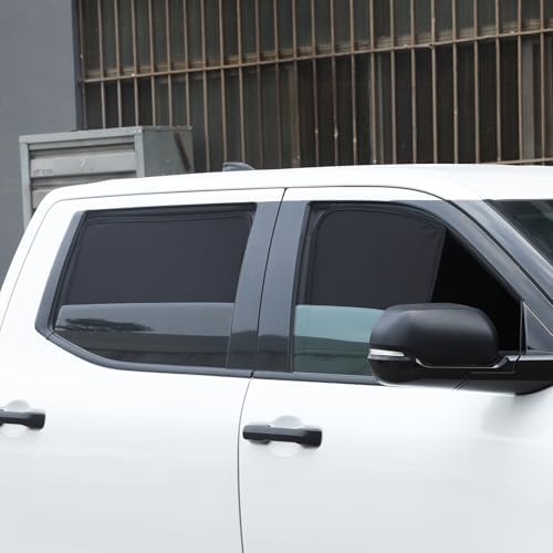 Window Shade Compatible with Toyot@ Tundra 2022-2025, Breathable Mesh Side - Image 4