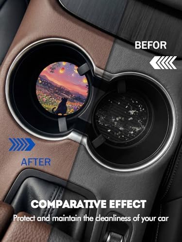 WOCOCN Car Coasters for Cup Holders - Image 4
