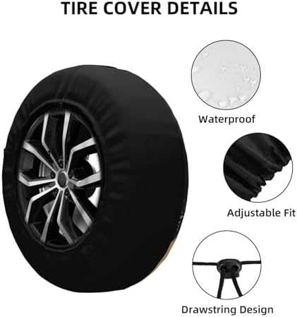 Mountains Nature Sunset Scenery Spare Tire Cover Weatherproof Universal Wheel - Image 4