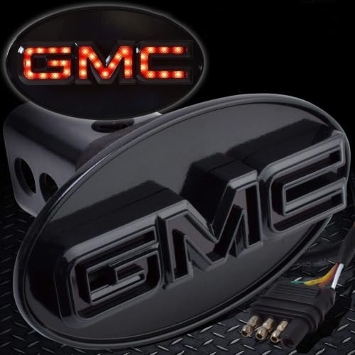 GMC Hitch Cover with LED Light, - Image 2