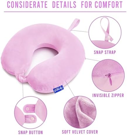 Fabuday Travel Neck Pillow Memory Foam - Image 6