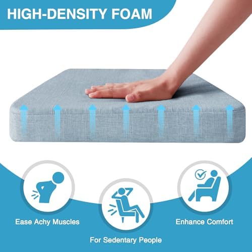 IASEAHK Chair Cushions for Dining Chairs Set of 6, Non Slip Kitchen Chair Pads - Image 3