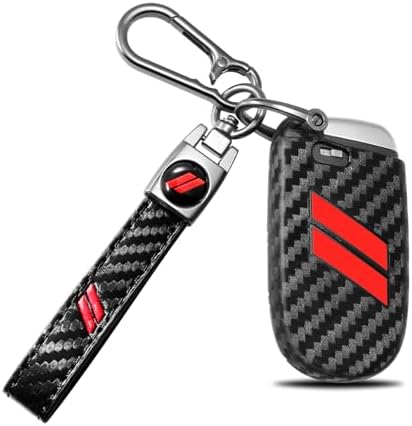 for Dodge Key Fob Cover with Keychain by REMOCH
