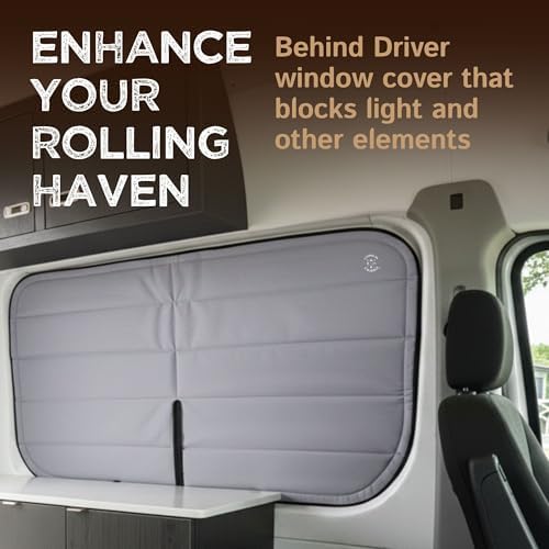 Living in a Bubble Insulated Blackout Behind The Driver Window Cover - Image 3