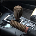 AUCELI 2 Pack Car Gear Shift Knob Cover & Handbrake Cover, Automotive Anti-Slip by AUCELI