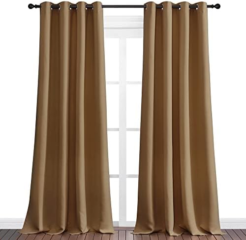 NICETOWN Sleek Blackout Curtains 90 inches Length - Image 2