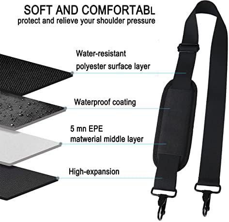 Shoulder Strap 56 Inch, Universal Adjustable Shoulder Belt Shoulder Strap - Image 5