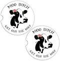 Cow Car Coasters for Cup Holders by UPNOWPRO