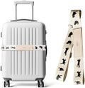 Ekax Luggage Straps for Suitcases, Adjustable Luggage Elastic Belt, Travel by EKAX