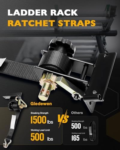 Ladder Rack Ratchet Straps - Image 2