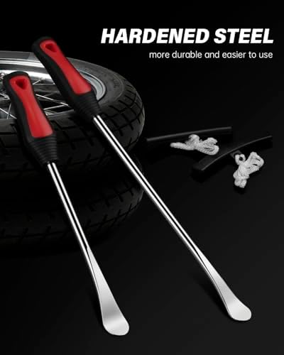 ROTATION 14.5" Steel Tire Spoons Tool Set, Professional Tire Removal Tools - Image 5