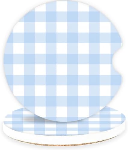Ceramic Car Coasters – Absorbent Car Cup Holder Coaster Set by lethooly
