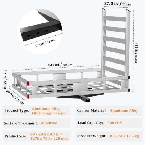 Trailer Hitch Cargo Carrier - Image 2