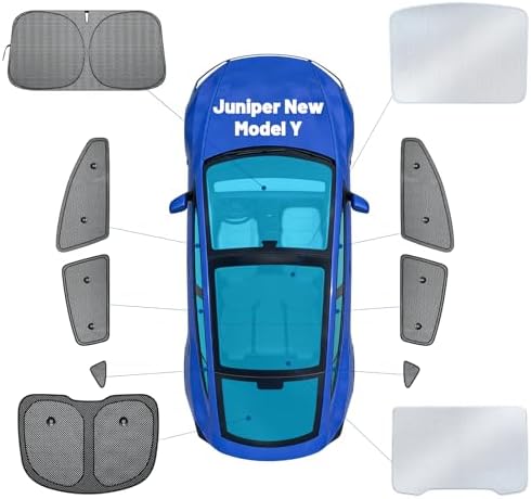 10PCS Sunshade Roof & Full Windshield Side Window by Lonyaqui