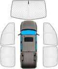 KMF 5pcs Car Sun Shades Custom for GMC Sierra 2007-2013 Accessories 2007-2013 by KMF