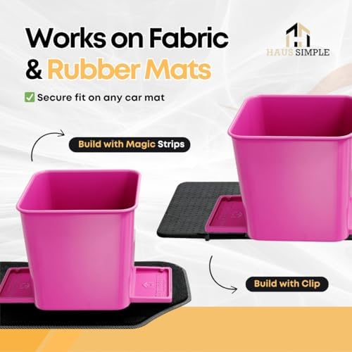 Car Trash Can for Vehicles Leakproof Compact Garbage Bin w/ Stability Flap - Image 5