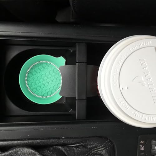 4 PCS Car Cup Coasters, Bling Cup Holder Coaster - Image 2
