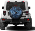 Mountain Moon Spare Tire Cover by Foruidea