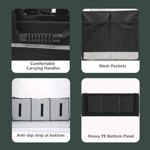 AOPHY Trunk Organizer - 95L Extra Large Capacity SUV Cargo Storage - Image 3