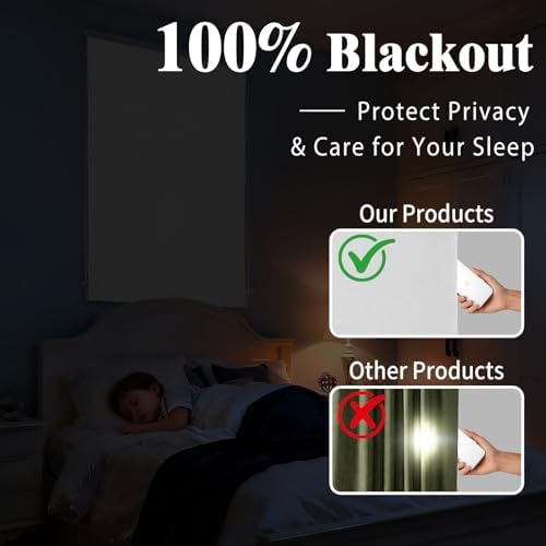100% Blackout Self Adhesive Portable Curtains - Image 2