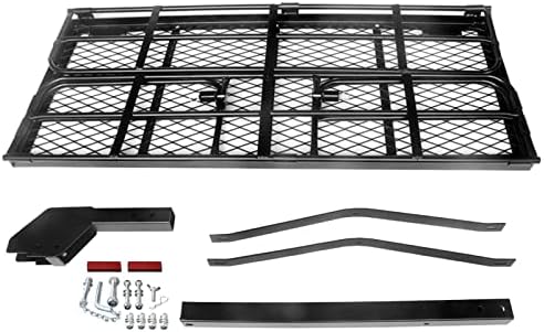 500 Lbs Heavy Duty Hitch Mount Cargo Carrier 60" x 24" x 14.4" Folding Cargo - Image 6