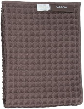 Luxury Organic Japanese Cotton Waffle Bath Towel | Thick, Quick Dry Bathroom by KOSMU