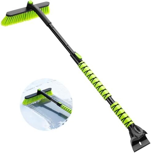 44" Snow Brush and Ice Scraper for Car Windshield, Extendable Snow Brush 360° by Unknown
