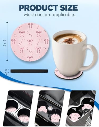 WOCOCN Car Coasters for Cup Holders - Image 6