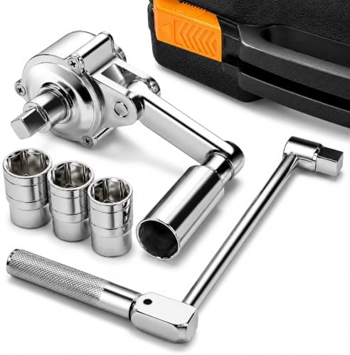 XtremepowerUS Torque Wrench Multiplier Lug Nut Labor Saving Wrench Remover Set - Image 4