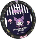 Sanrio Hello Kitty and Friends Kuromi Black Car Steering Wheel Cover, Universal by Carbella