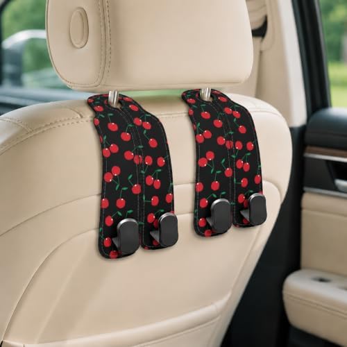 Cute Cherry Car Seat Back Storage Headrest Hooks by Unknown
