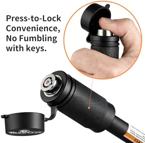 Keyed Alike Hitch Lock, Fits 2”&2-1/2” Receiver, Pick&Rust Resistant - Image 4