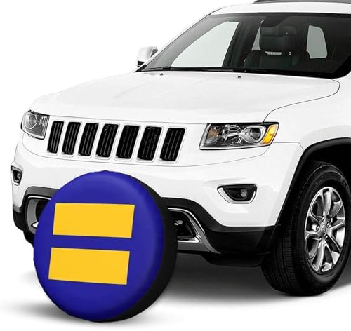 Equality Pride Flag Weatherproof Spare Tire Cover - Image 2