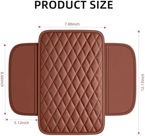 Leather Waterproof Car Armrest Console Pad - Image 5