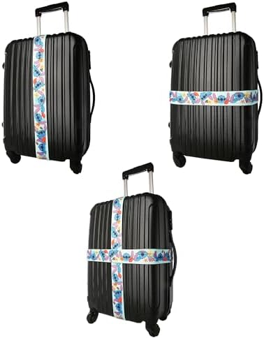 Disney Stitch Luggage Strap 2-Piece Set Officially Licensed, Adjustable Luggage - Image 4