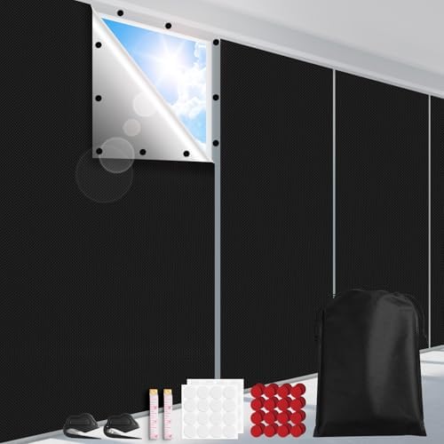 FADOTY 100% Blackout Curtains 2 Pack by FADOTY