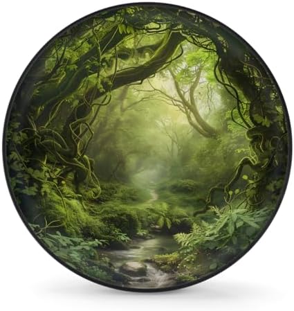 Forest Spare Tire Cover 15in Spare Wheel Covers Tire Storage Cover by YoYoYuchong