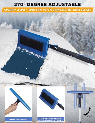 EcoNour 62" Extendable Snow Broom - Image 5